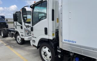 Wabash Truck body mounted on a chassis