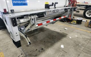 Waltco Liftgate install completion of truck body upfit