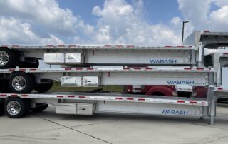 Wabash Step deck Platform Trailers at River-Roads